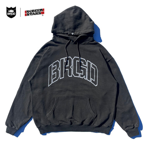 ARCH BRGD HOODIE - L BLACK - M