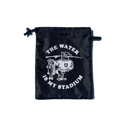 BRGD AMENITY MESH 巾着 M - BLACK/WHITE