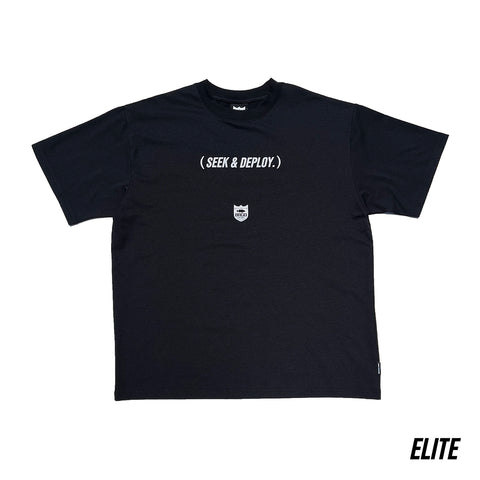 SEEK & DEPLOY ELITE DRY TEE - BLACK