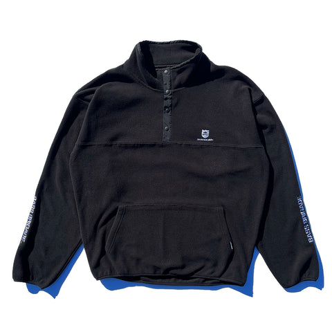 BASS BRIGADE FLEECE PULLOVER - BLACK
