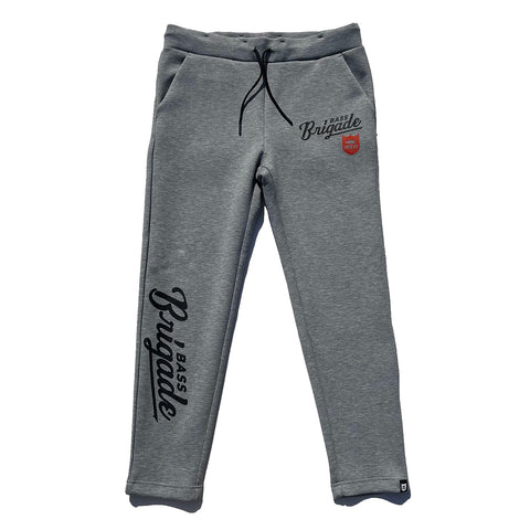 BRGD BB LOGO TECH PANTS - GREY/RED