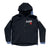 BRGD BB TECH FULL ZIP HOODIE - BLACK/RED - S