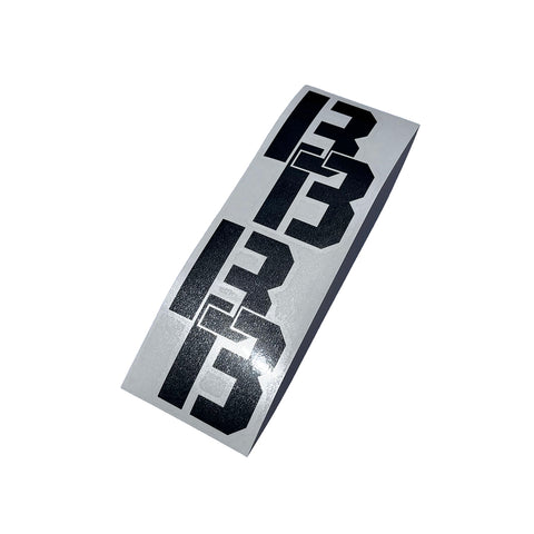 BB CHAIN LOGO DECAL - Black
