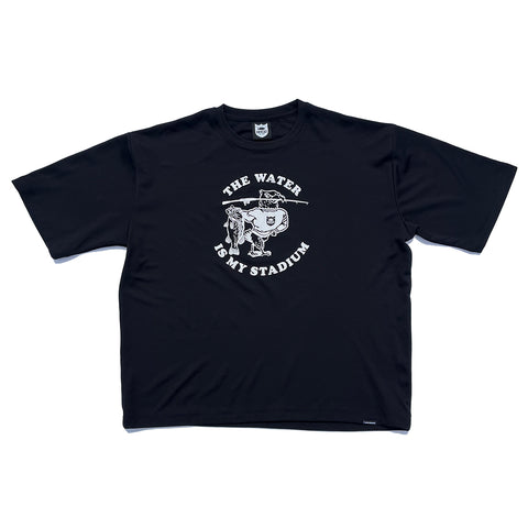 BRGD EAGLE DRY BIG TEE - BLACK