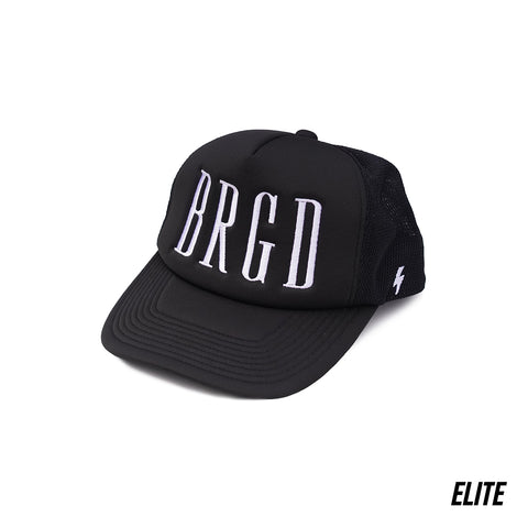 BRGD ELITE TRUCKER HAT - BLACK