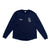 BB BONE LOGO DRY COTTON LS TEE - NAVY
