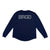 BB BONE LOGO DRY COTTON LS TEE - NAVY