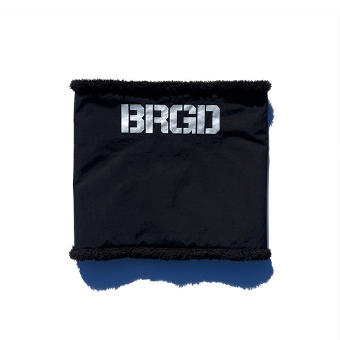 BRGD FLEECE LINING NECK WARMER - BLACK/WHITE