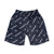 BB PATTERN DRY SHORTS - BLACK/WHITE