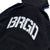 BRGD COLLEGE HOODIE - BLACK/WHITE