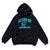 BRGD COLLEGE HOODIE - BLACK/TURQUOISE - XL