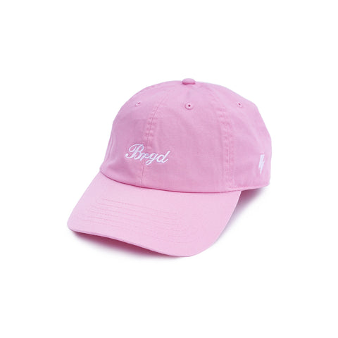 BRGD SCRIPT COTTON CAP - LIGHT PINK