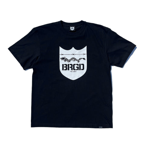 DRAGON SHIELD LOGO TEE - BLACK - S
