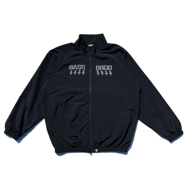 BRGD BOLT NYLON JACKET - BLACK/GREY