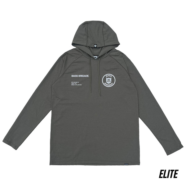 ELECTRIC BASS BRIGADE パーカー グレー BRGD CIRCLE LOGO ELITE DRY HOODIE - CHARCOAL