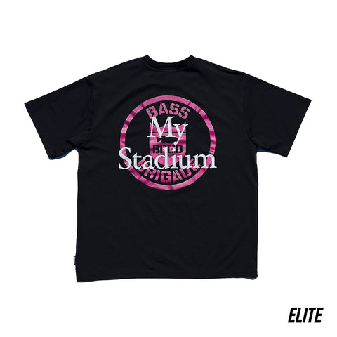 MY STADIUM ELITE DRY TEE - BLACK/WHITE/PINK