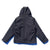BRGD FULL ZIP WEATHERPROOF PADDED JACKET - BLACK/CHARCOAL