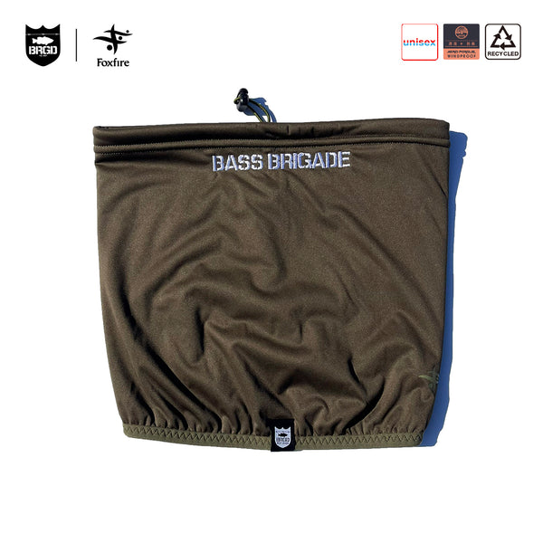 BRGD NECK WARMER バスブリゲード ネックウォーマー Foxfire × BASS BRIGADE OCTA NECK WARMER - OLIVE
