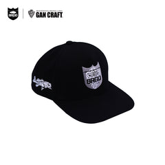 GAN CRAFT × BASS BRIGADE SNAPBACK HAT - BLACK