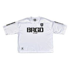 バスブリゲード　BRGD 新品同様　白黒　トップスXLサイズ　⭐︎送料無料⭐︎ BRGD GAME SHIRTS - WHITE