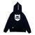 BRGD HALF TECH FULL ZIP HOODY - BLACK - S