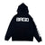 BRGD HALF TECH FULL ZIP HOODY - BLACK - S