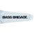 BRGD HALF TECH FULL ZIP HOODY - WHITE/BLACK (HALF)