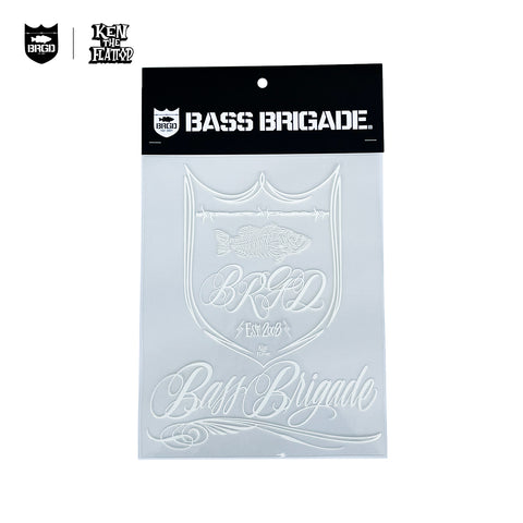 KTF × BASS BRIGADE DECAL - WHITE