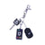 BRGD NEON SIGN KEYCHAIN - BLACK/MULTI
