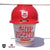BASS BRIGADE CINDERELLA HELMET MINI - RED