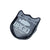 SHIELD LOGO CLEAR POUCH - CLEAR BLACK
