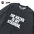 SCREEN STARS × BASS BRIGADE SHIELD IN THE MOUTH SWEAT SHIRTS - L BLACK