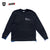 SCREENSTARS × BASS BRIGADE BB WORDMARK LS TEE - BLACK/CHARCOAL - M