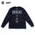 SCREENSTARS × BASS BRIGADE BB WORDMARK LS TEE - BLACK/CHARCOAL - M