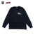 SCREENSTARS × BASS BRIGADE BB WORDMARK LS TEE - BLACK/WHITE - M