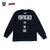 SCREENSTARS × BASS BRIGADE BB WORDMARK LS TEE - BLACK/WHITE - M