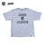 SCREEN STARS × BASS BRIGADE BRGD COLLEGE TEE - ASH