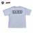 SCREEN STARS × BASS BRIGADE BRGD COLLEGE TEE - ASH