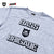 SCREEN STARS × BASS BRIGADE BRGD COLLEGE TEE - ASH
