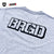 SCREEN STARS × BASS BRIGADE BRGD COLLEGE TEE - ASH