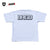 SCREEN STARS × BASS BRIGADE BRGD COLLEGE TEE - WHITE