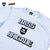 SCREEN STARS × BASS BRIGADE BRGD COLLEGE TEE - WHITE
