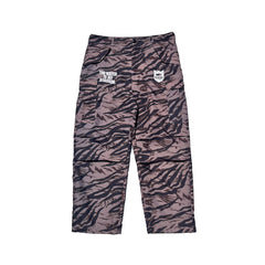 BRGD TIGER STRIPE CAMO M-65 FIELD CARGO NYLON PANTS - BLACK CAMO