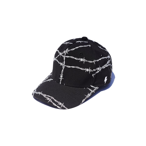WIRED CAMO SNAPBACK HAT - BLACK