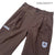 BRGD ZERO GRAVITY NYLON TUCKED WIDEPANTS - BROWN