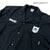 BRGD ZERO GRAVITY NYLON OPEN COLLAR SHIRTS - BLACK