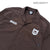BRGD ZERO GRAVITY NYLON OPEN COLLAR SHIRTS - BROWN