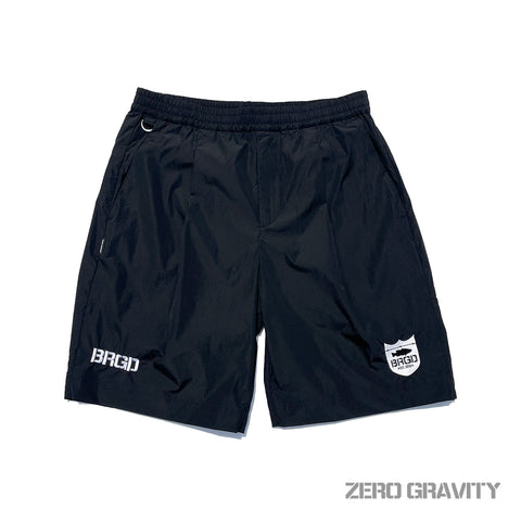 BRGD ZERO GRAVITY NYLON SHORTS - BLACK