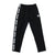 BASS BRIGADE NYLON TRACK PANTS - BLACK