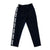 BASS BRIGADE NYLON TRACK PANTS - BLACK